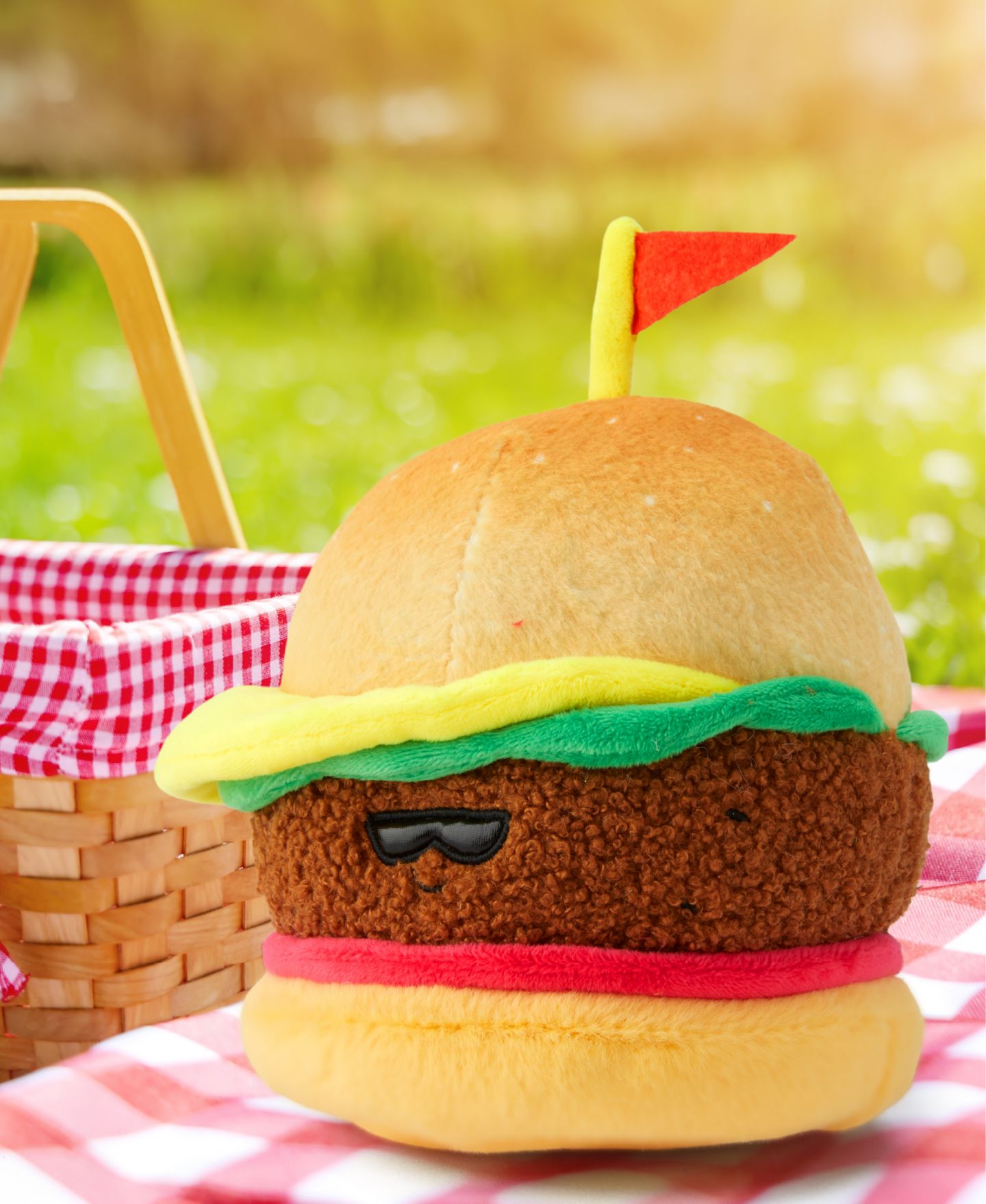Детская мягкая игрушка Geoffrey's Toy Box 10" Plush Hamburger — фото 2