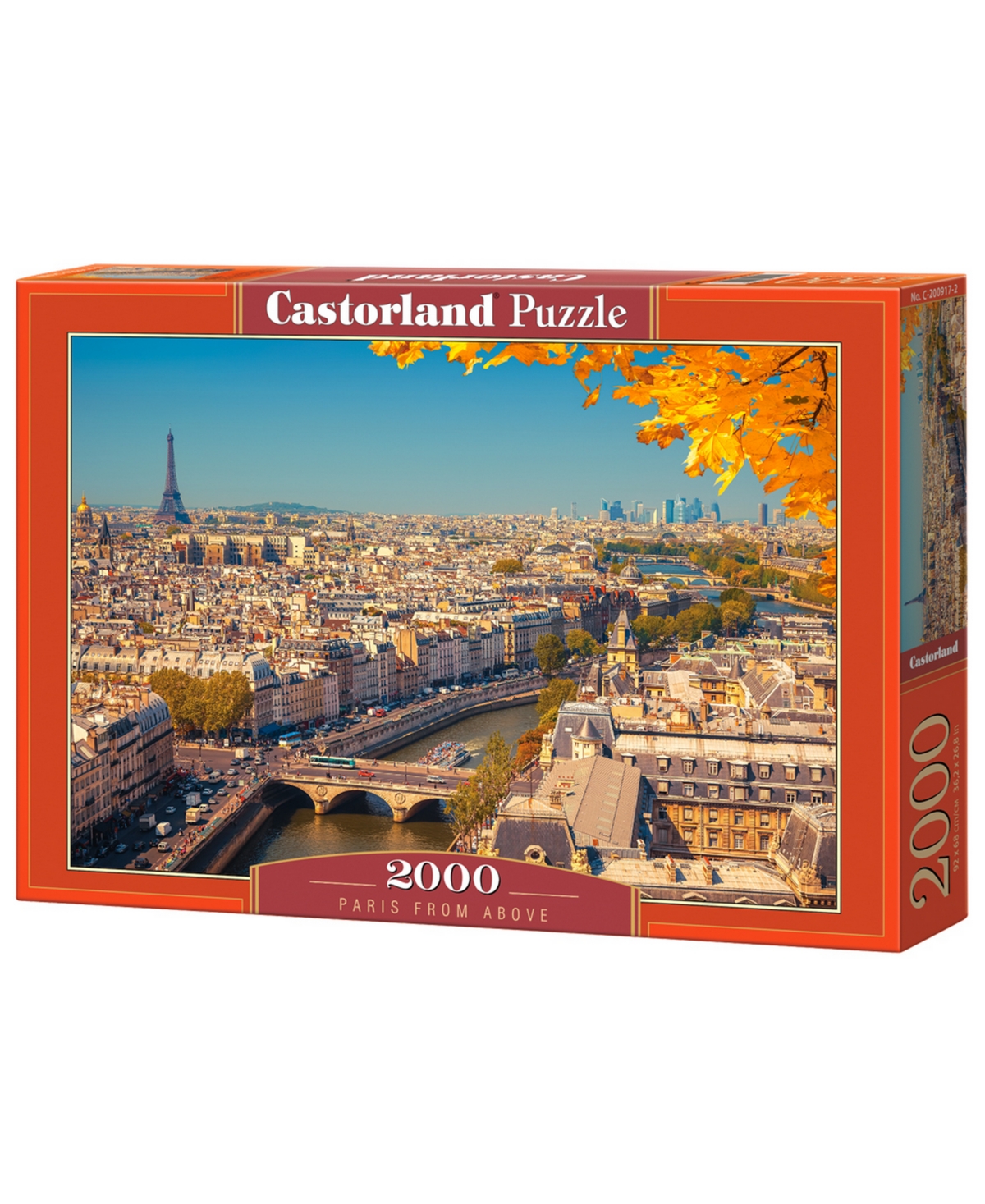 Shop Castorland Paris From Above 2000 Piece Jigsaw Puzzle In Multicolor