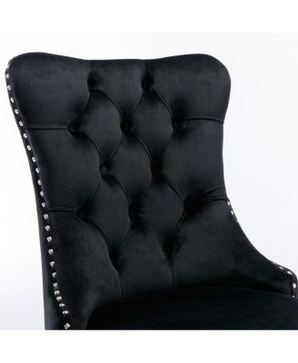 Simplie Fun Nikki Collection Modern, High-End Tufted Solid Wood Contemporary Velvet Upholstered Dining