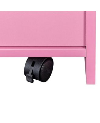 Salon Storage Cabinet with Hairdryer Holder