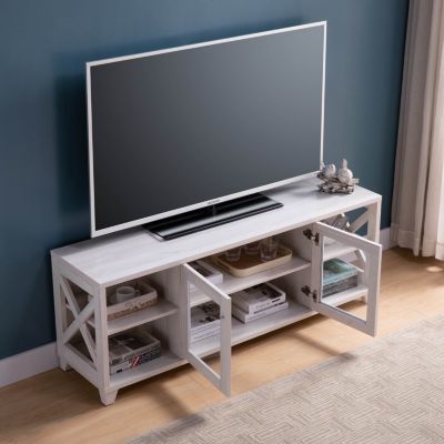 Streamdale TV Stand White Oak