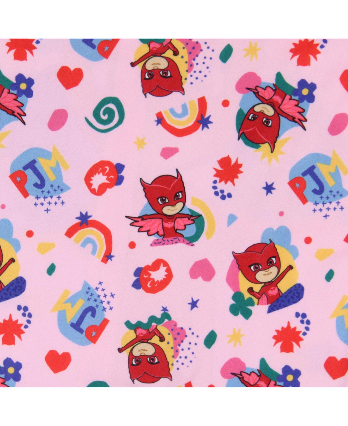Pj Masks Toddler Girls' Gekko Catboy Owlette Protect Our Planet Footless Sleeper Pajama Kids