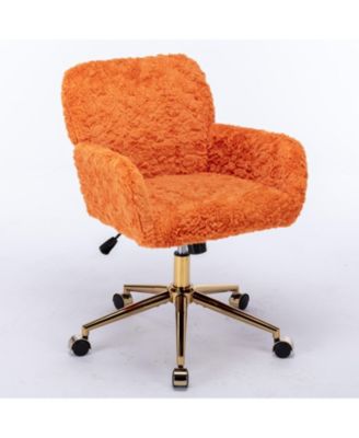 Cozy Artificial Alpaca Wool Recliner with Adjustable Support