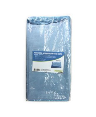 Smart Choice  16x16 in Reusable Shiny Glass Cleaning Cloths, 12 Pack