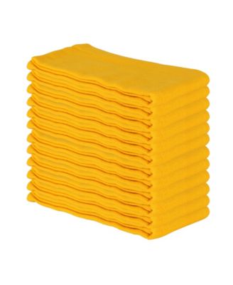 Huck Cotton Multi-Purpose, Reusable 12 Pack Cleaning Towels, 16x26