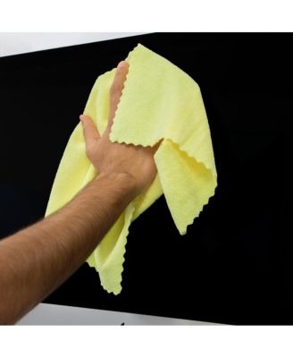 SmartRags XL Microfiber Cleaning Cloths Box of 50, 35 Grams, 16x16, Reusable Multi-Purpose