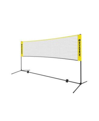 Badminton Net Set, Portable Sports Set for Badminton, Tennis, Kids Volleyball, Pickleball, 16.5 Feet Long