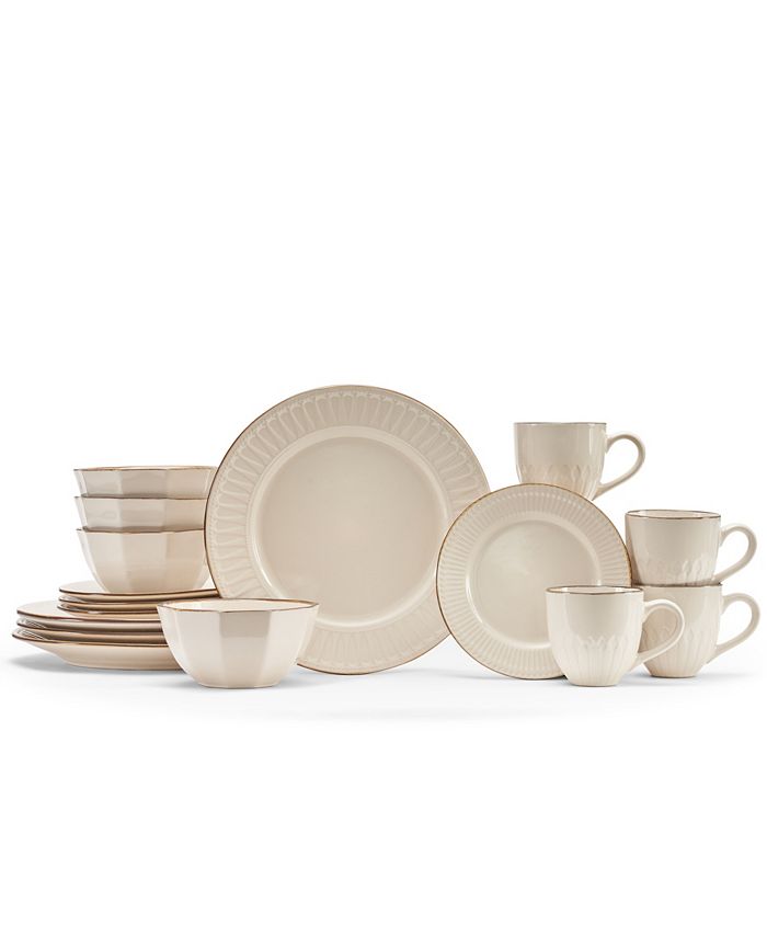 Baum Belle Ivory 16 Pc. Dinnerware Set, Service for 4 - Macy's