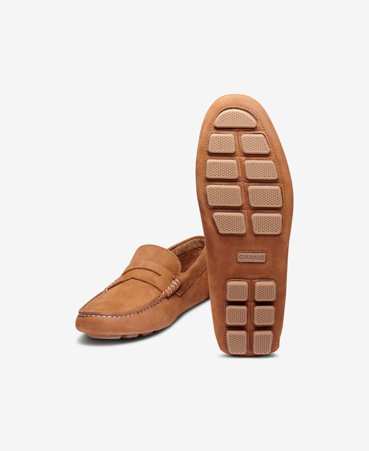 Gh Bass G.h.bass Men's Davis Driving Loafers In Brown