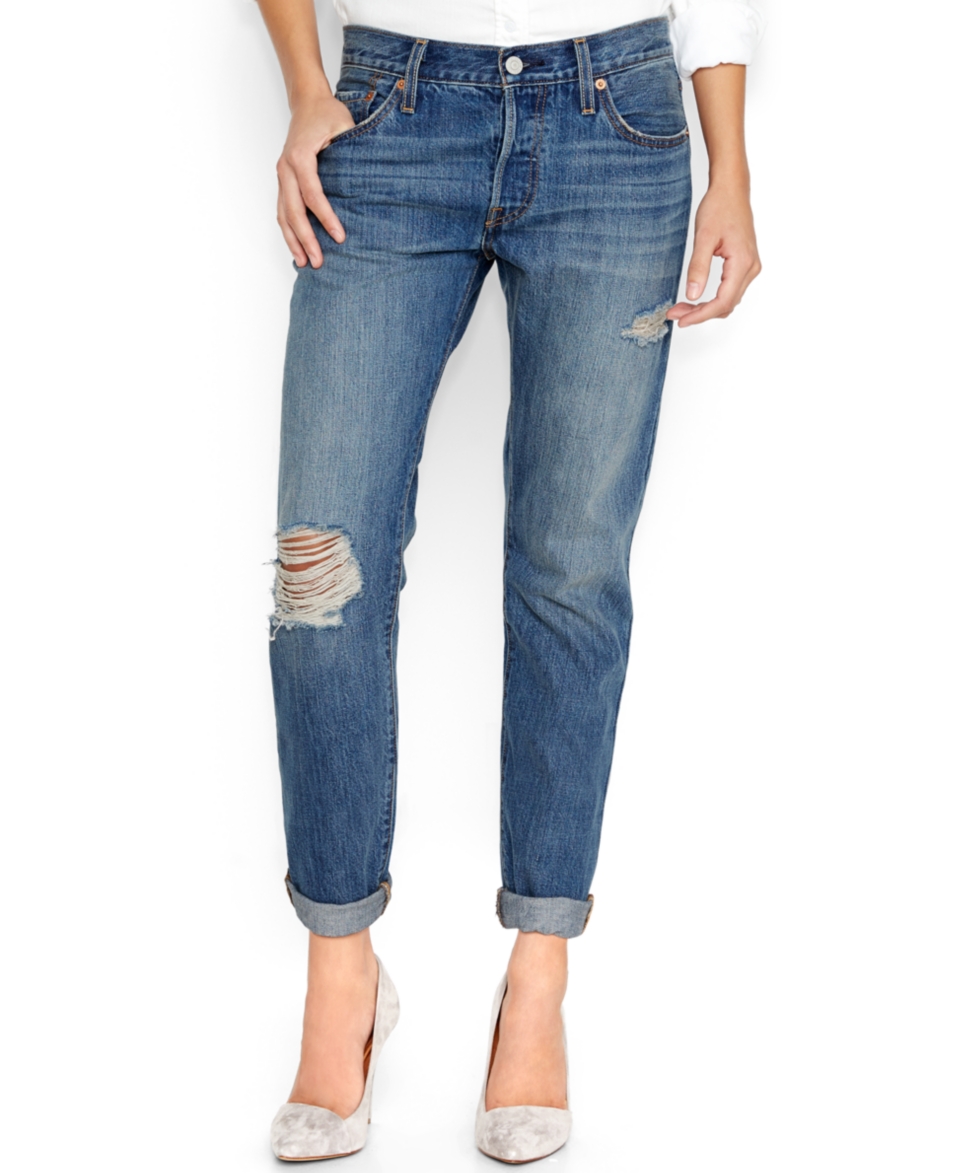 Levis® 501® CT Customized and Tapered Boyfriend Jeans, Surfer Girl