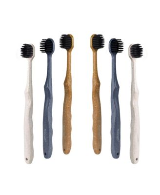 Wide Brush Head Charcoal Toothbrush