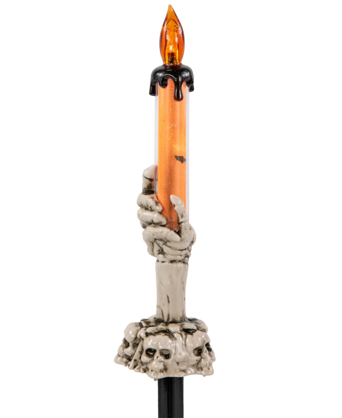 Northlight Led Lighted Skeleton Candle Halloween Decorations In Multi