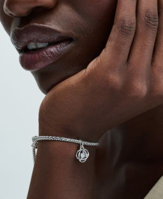 Sterling Silver Birthday Circle Stone Dangle Charm