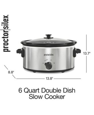6 Quart Double-Dish Slow Cooker - 33563