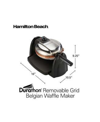 Durathon Removable-Grid Belgian Waffle Maker - 26133