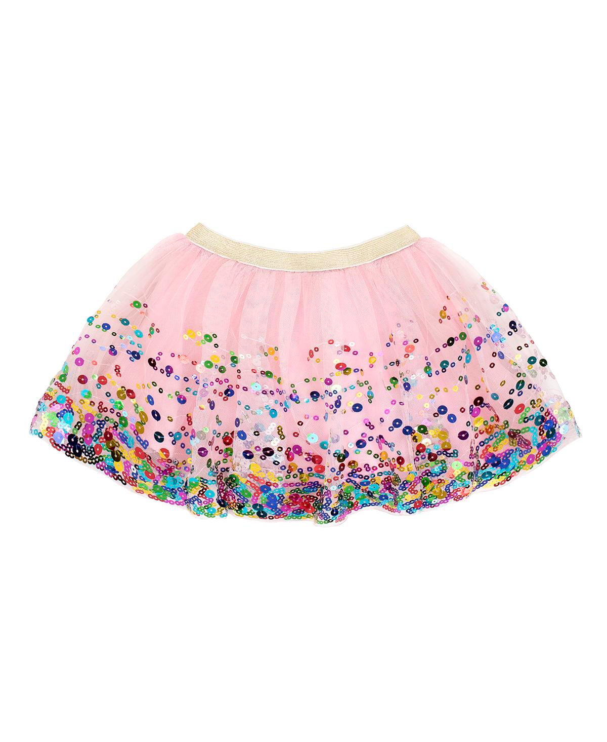 Sweet Wink Little and Big GirlsConfetti Tutu Skirt - Pink