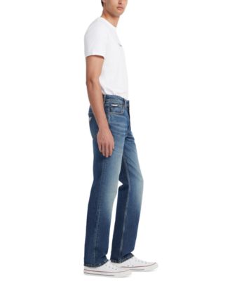 Men's Medium-Wash GJ G16 Straight Jeans