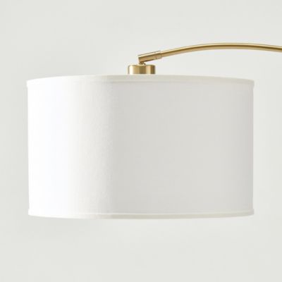 Logan Contemporary Arc LED Floor Lamp with Marble Base (76")