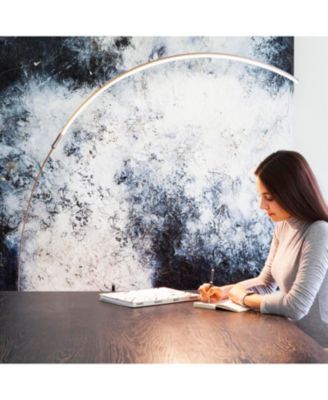 Sparq 67" Dimmable LED Modern Arc Metal Floor Lamp