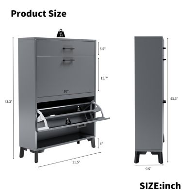 Streamdale Shoe Cabinet for Home or Office Use