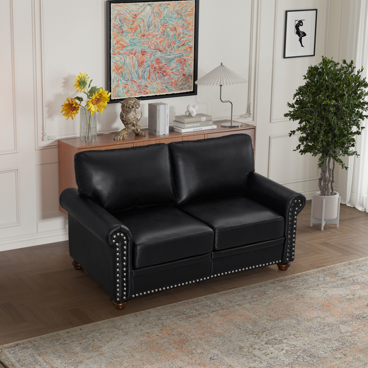 Streamdale Furniture Living Room Sofa Loveseat Chair Faux Leather