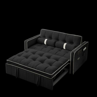 Streamdale 55" Pull-Out Sofa Bed with Side Pockets