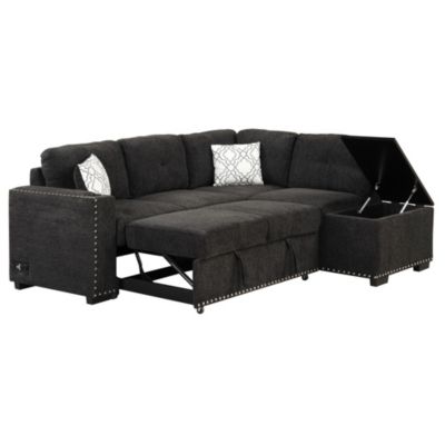 Streamdale 83.8" Reversible Pull-Out Sofa Bed Sectional