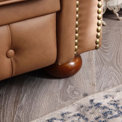 Classic Chesterfield Sofa Faux Leather