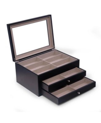 Wood 18 Sunglass Storage Box