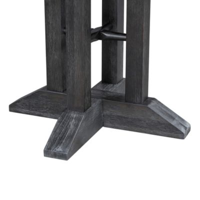 Streamdale Farmhouse Round Extendable Dining Table (Natural Wood)