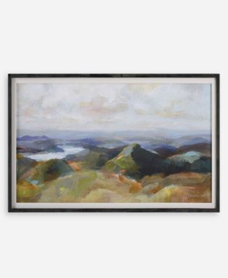 Above The Lakes Framed Print Art