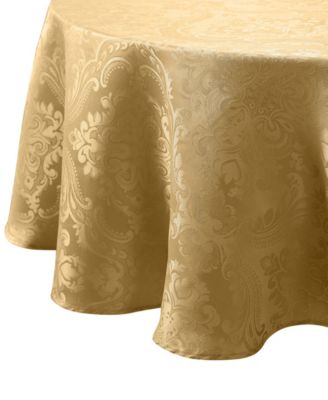 Elrene Caiden Damask Tablecloth - 60" x 84" Oval