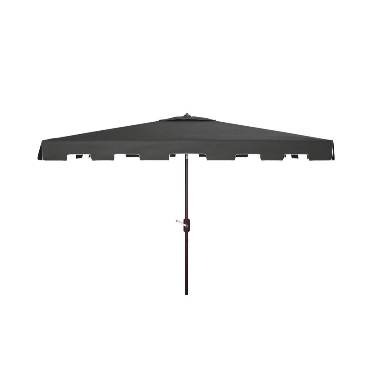 Safavieh Zimmerman 6.5 X 10 Ft Rect Market Umbrella -white