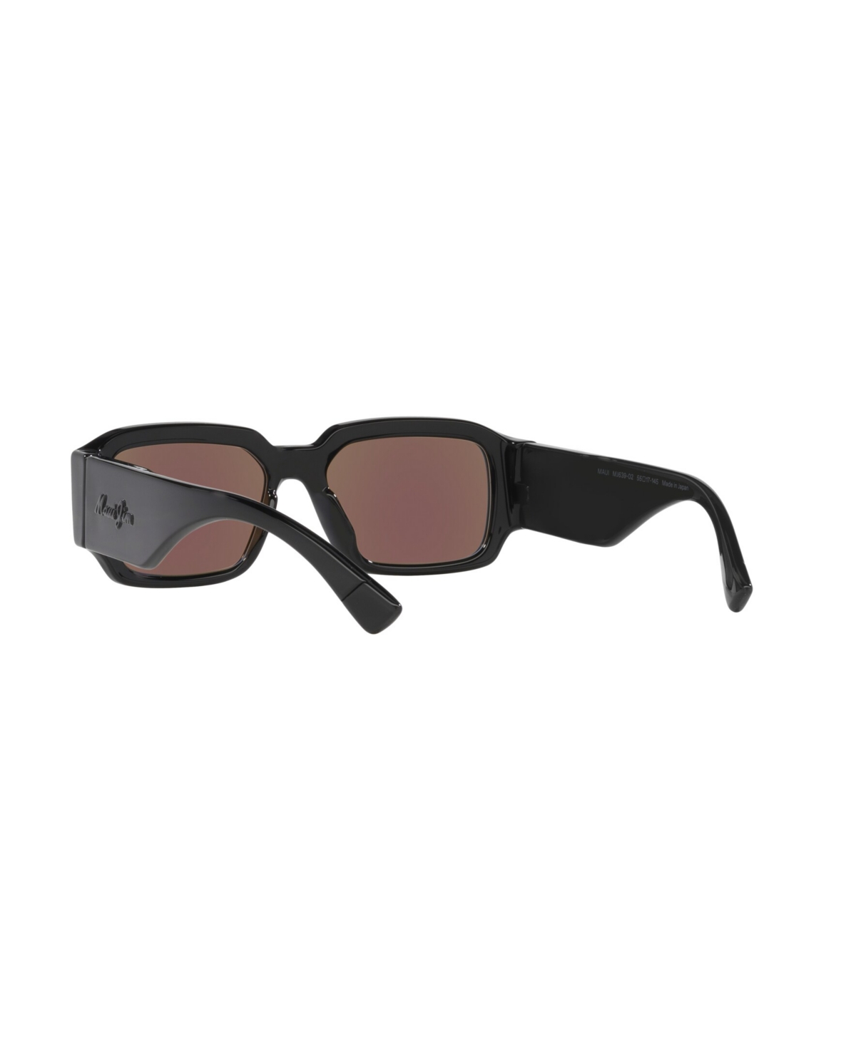 Maui Jim Unisex Polarized Sunglasses, Kupale In Black Shiny