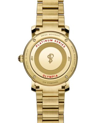 Women's Olympia Platinum Series Diamond (2 1/2 ct. t.w.) 18K Gold-Plated Stainless Steel Watch, 38Mm