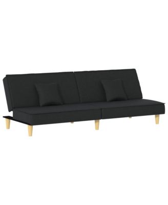Sofa Bed Black Fabric