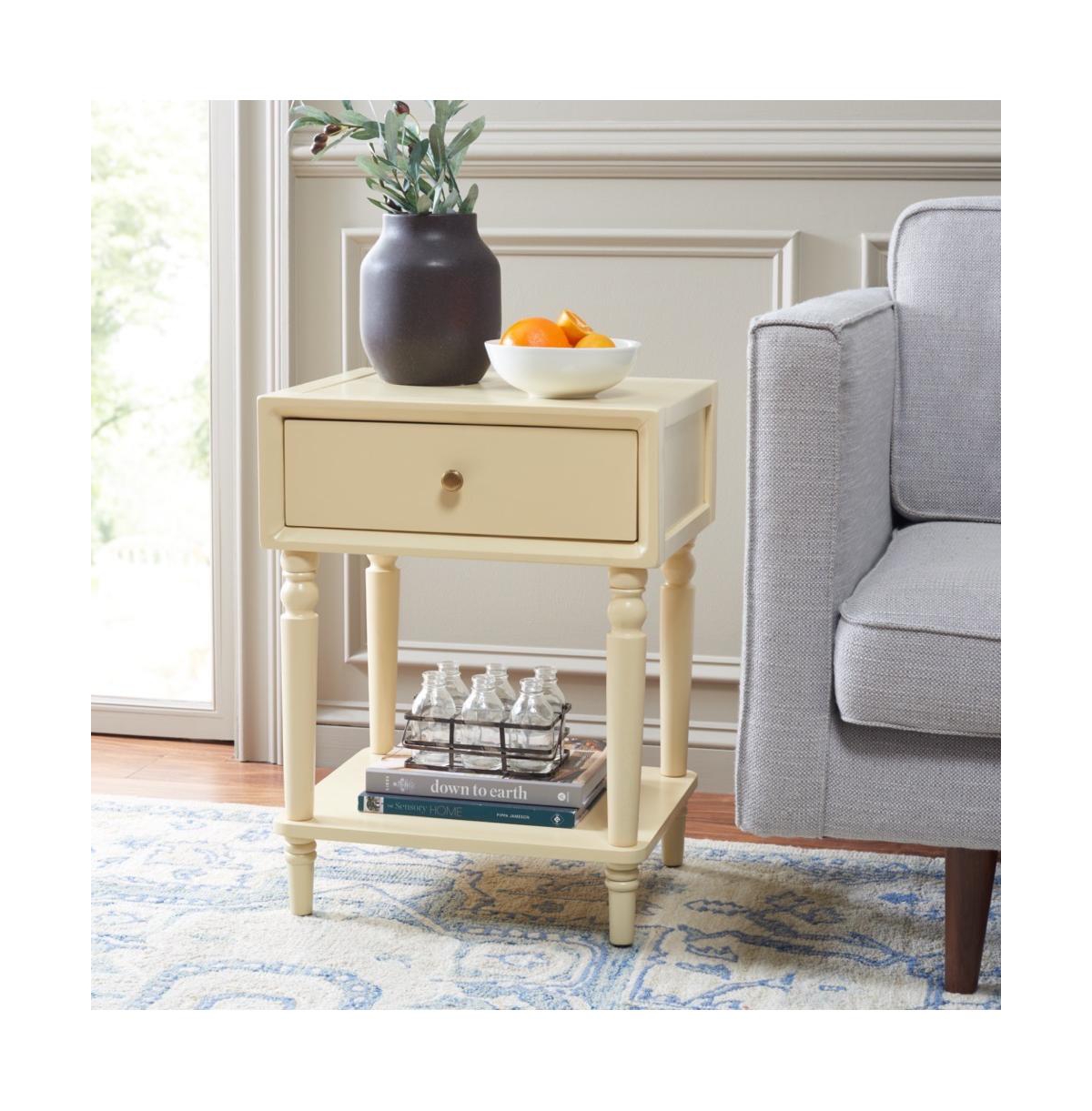 Siobhan Accent Table With Storage Drawer