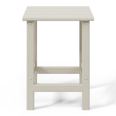 3 Piece set Outdoor Patio Poly Adirondack rocking chairs with side table