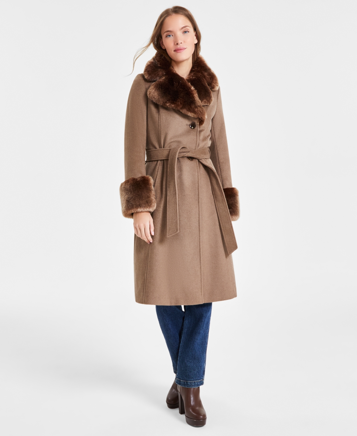Via spiga wrap coat discount