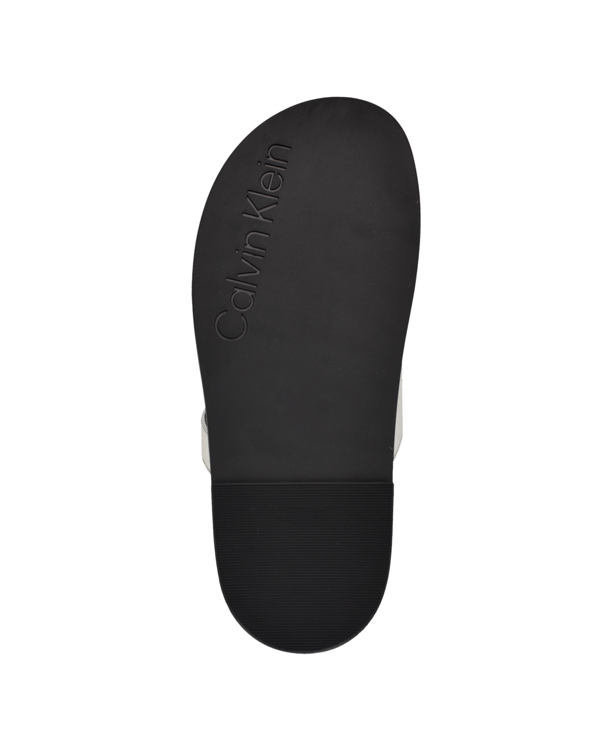 Shop Calvin Klein Women's Explore Slip-on Strappy Causal Sandals In Silver