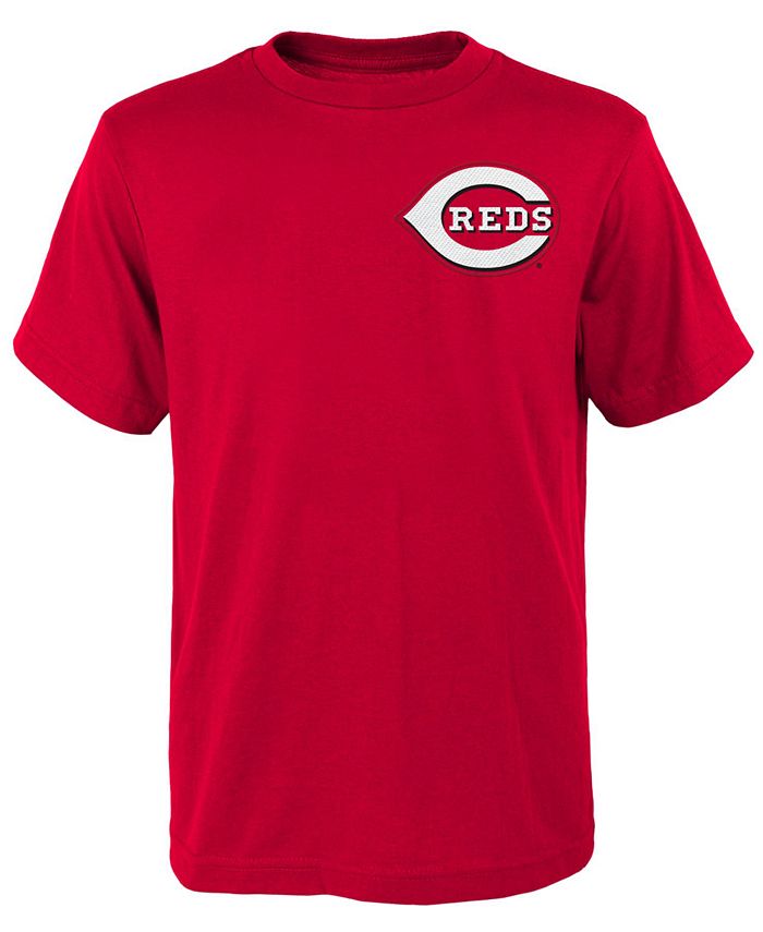 Billy Hamilton Cincinnati Reds Men's Red Backer Long Sleeve T-Shirt 