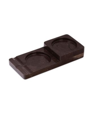 Genuine Marble Cigar Ashtray and Coaster