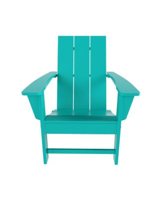 Modern Outdoor Folding Adirondack Chair (Set of 2)