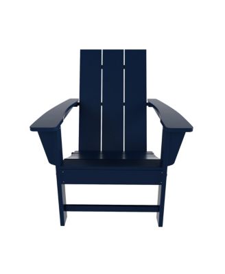 Modern Outdoor Folding Adirondack Chair (Set of 4)
