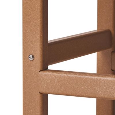 3 Piece set Outdoor Patio Poly Adirondack rocking chairs with side table