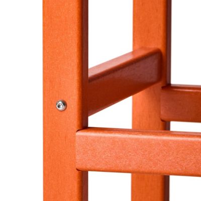 3 Piece set Outdoor Patio Poly Adirondack rocking chairs with side table