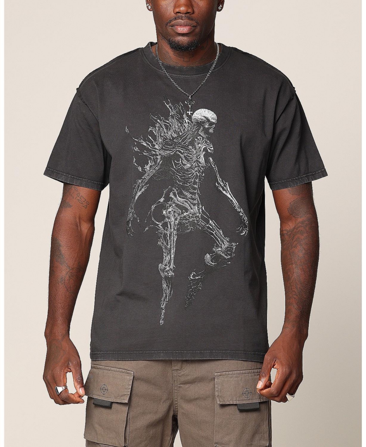 Men's Wraith Cut Vintage T-Shirt - Vintage black