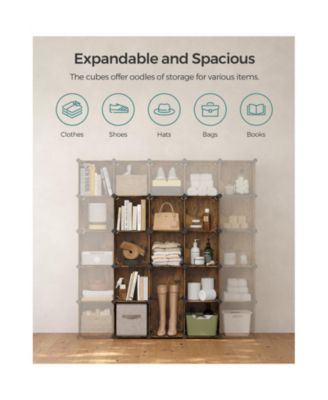 16 Cube Closet Organizers And Storage, Clothes Storage Organizer For Wardrobe