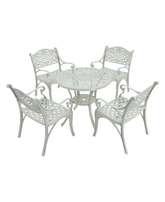 5-Pieces Back Cast Aluminum Patio Dining Seating Set Ourdoor Seating Set for Patio