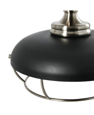 Presley - Caged Dome Metal Semi-Flush Mount Ceiling Light Brushed Nickel